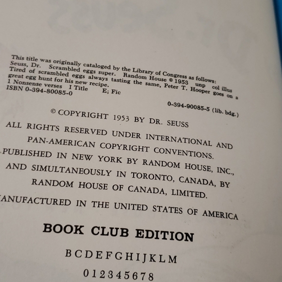 Dr Seuss Book - Picture 2 of 4